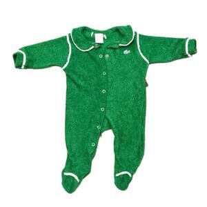 Vintage Lacoste Terry Cloth Baby Romper